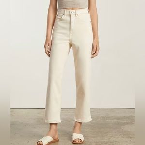 Everlane Way-High Jean - Ecru - 27